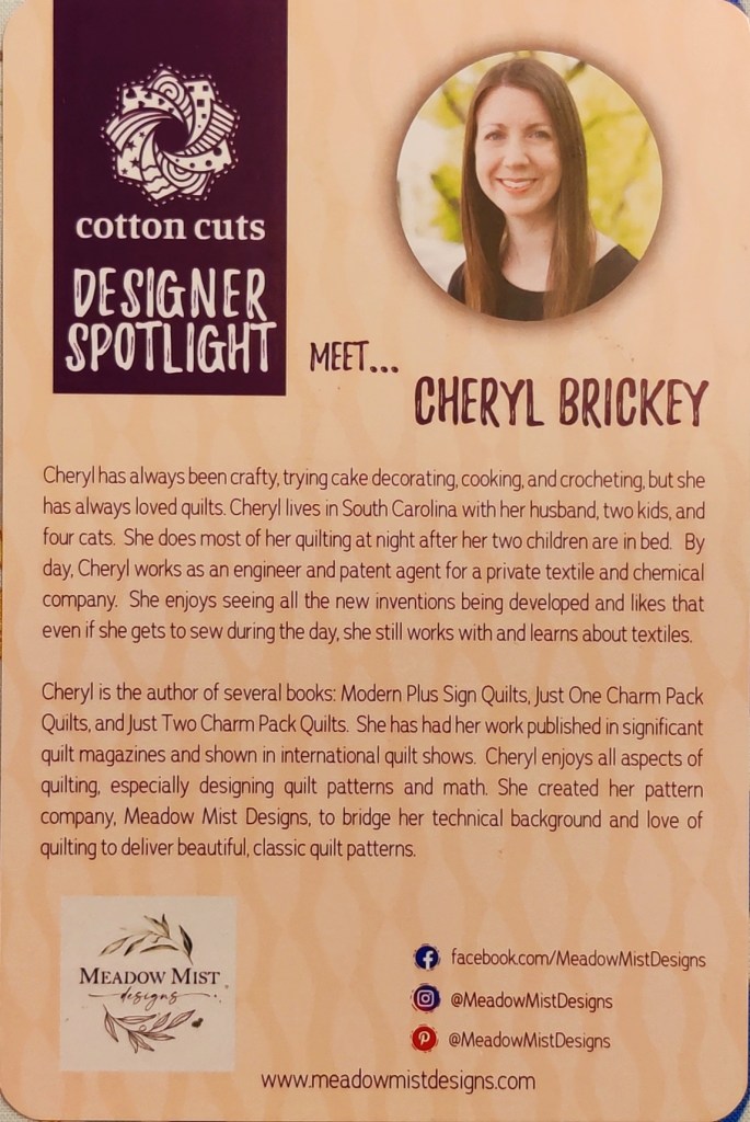 Cotton Cuts Designer Spotlight