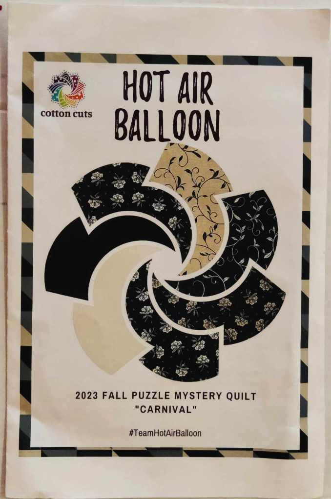 Cotton Cuts Carnival Hot Air Balloon colorway brochure