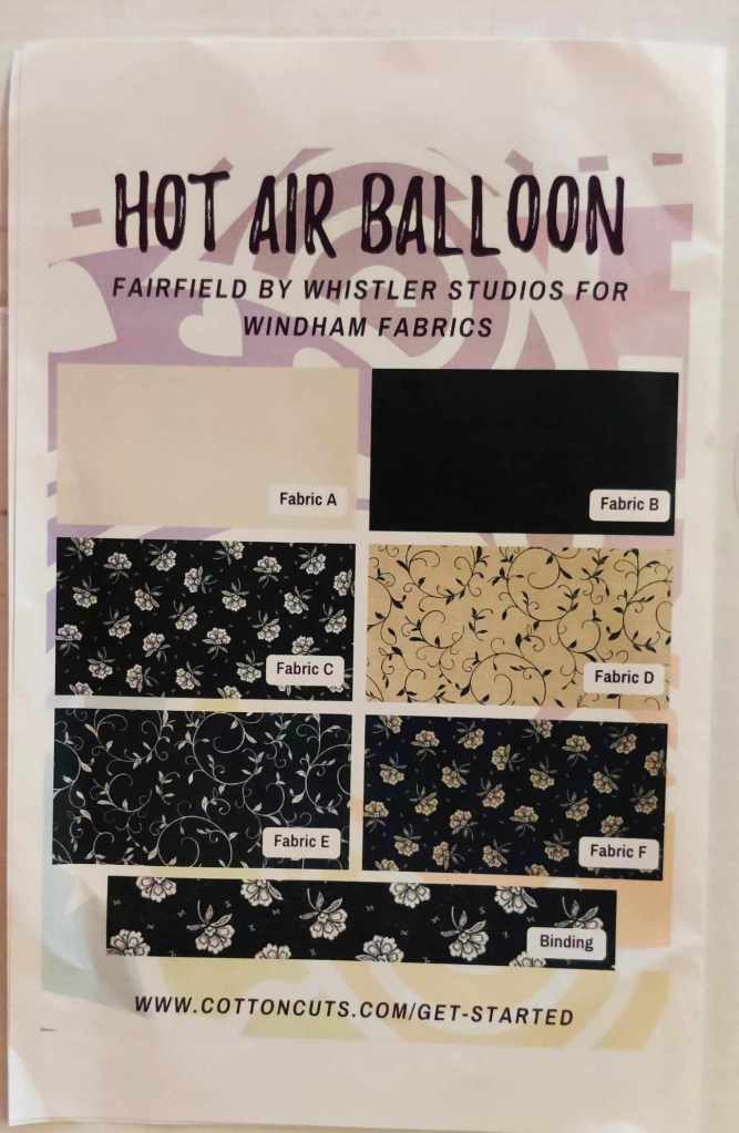 Cotton Cuts Carnival Hot Air Balloon Brochure