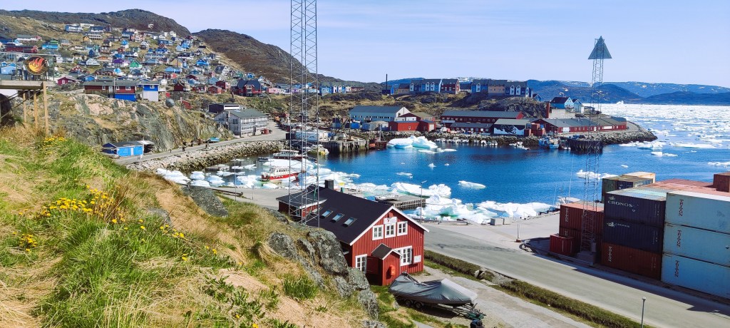 Qaqortoq, Greenland harbor