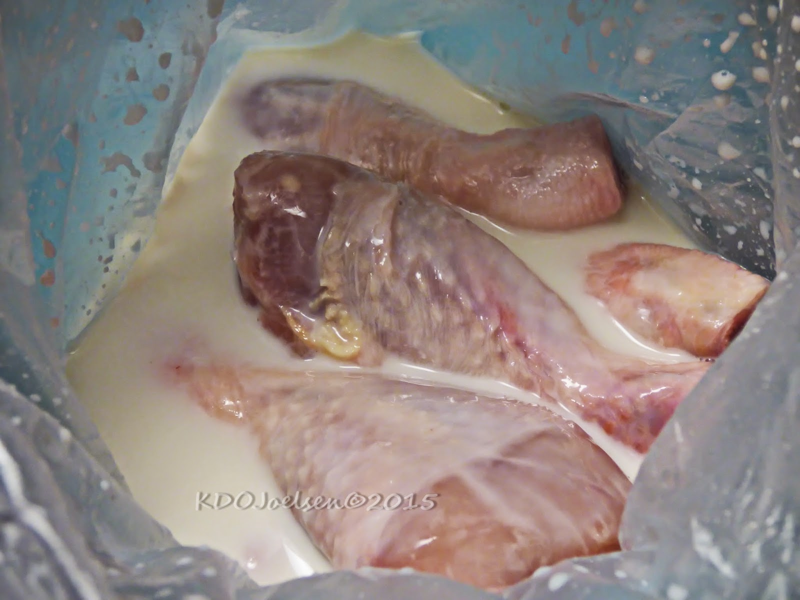 Buttermilk marinated chicken legs