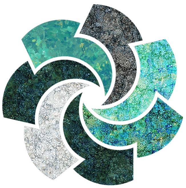 Cotton Cuts Puzzle Mystery Spring 2024 - "Tree of Life" Tranquil - Bliss Norcott