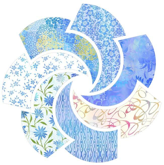 Blue Belle
Garden of Dreams by Jason Yenter for In the Beginning Fabrics