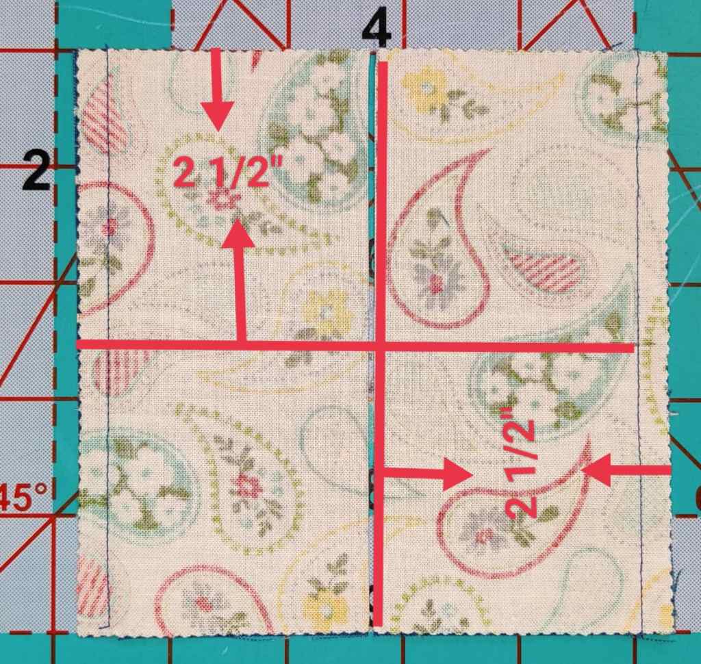 Cut the unit vertically first which would be in half. Next cut it horizontal which will be in half again in the other direction.